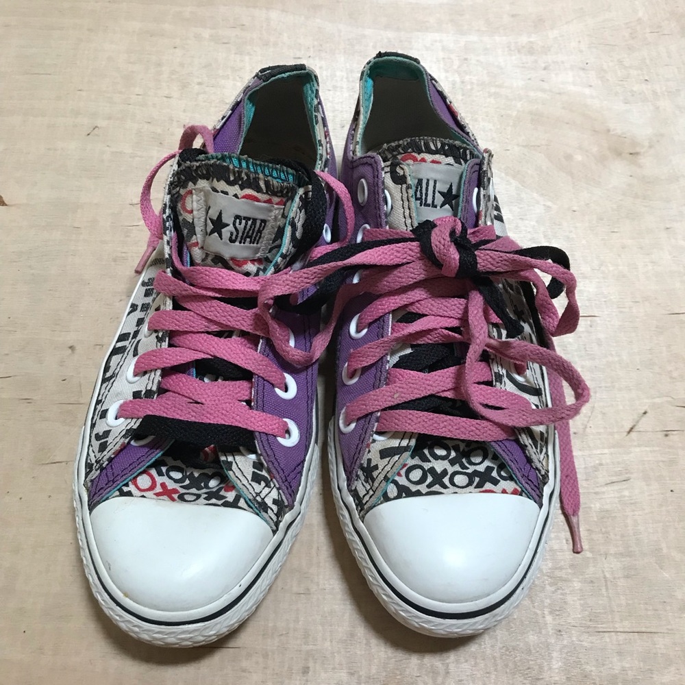 Converse Double Layer & Tongue Low Top Sneakers - Picture 3 of 15